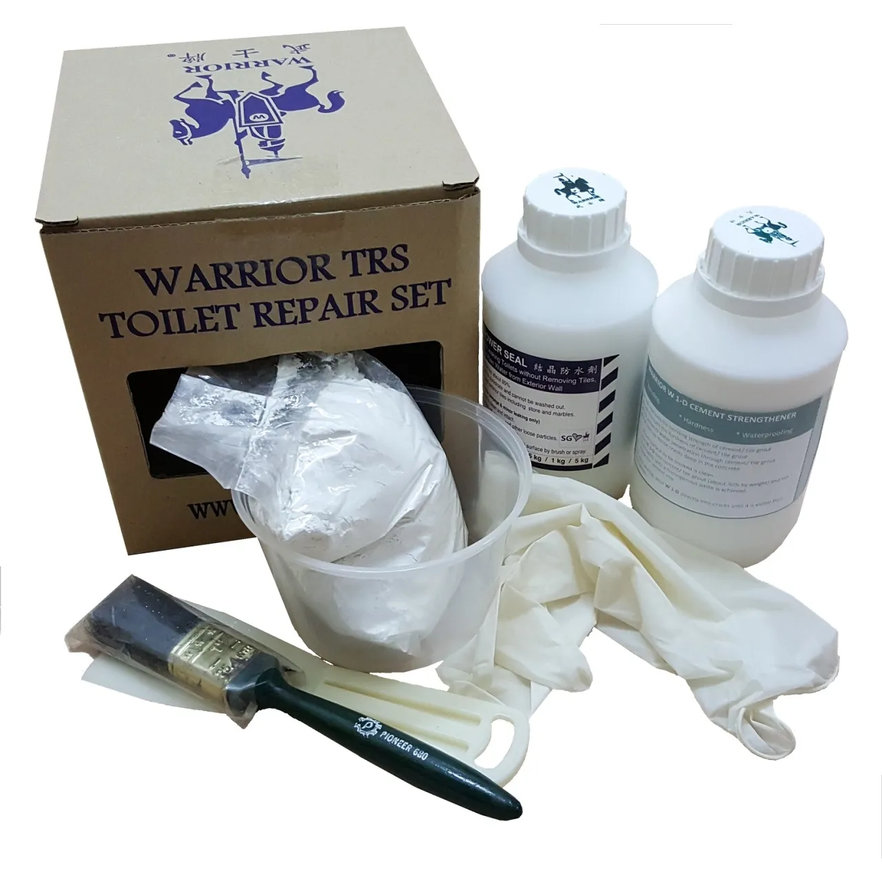TRS Toilet Repair Set TRS official product packaging